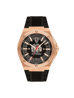 Scuderia Ferrari - Aspire Quartz Black Round Dial Men's Watch- 0830872