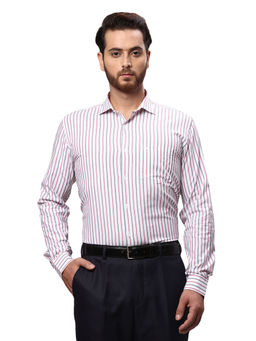 Park Avenue - Slim Fit Stripe Multi-Color Formal Shirt