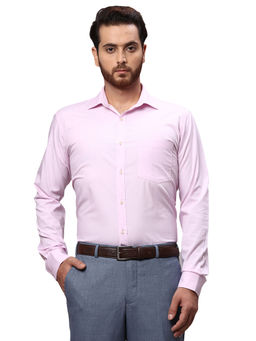 Park Avenue - Slim Fit Woven Pink Formal Shirt