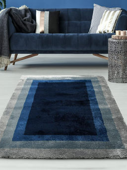 Saral Home - Grey Microfiber Carpet -180x270 cm