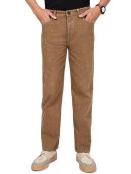 Bene Kleed - Men Brown Shaded Relax Fit Jeans