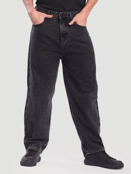 Bene Kleed - Men Ecru Heavy Distress Baggy Fit Jeans