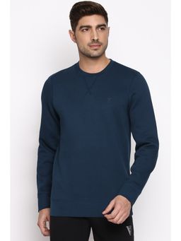 Van Heusen - Athleisure Men Ultra Soft & Crew Neck Sweatshirt - Teal