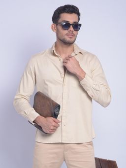 CRIMSOUNE CLUB - Men's Beige Shirt