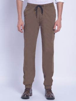 CRIMSOUNE CLUB - Men's Brown Trousers