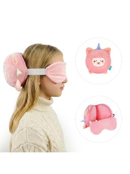 VEA - Cute Cat Design Pillow With Eye Mask (14 Years)