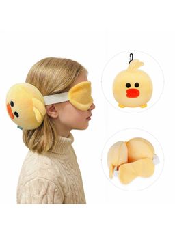 VEA - Yellow Duck Design Pillow With Eye Mask (14 Years)