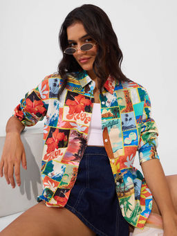 The Souled Store - Tss Originals Hawaii Women Printed Shirt