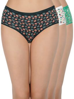 Amante - Printed Low Rise Hipster Panties (Pack of 3)