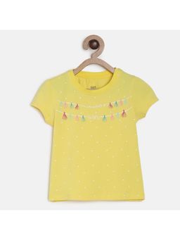 MINI KLUB - Kids Girls Yellow Knit Top