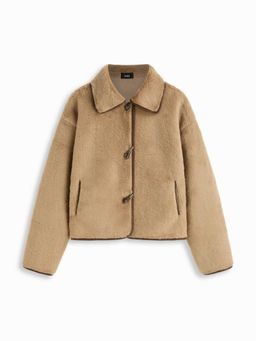 Cider - Flannel Collar Neck Duffle Jacket