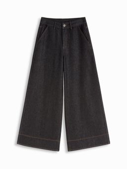 Cider - Denim Low Rise Solid Pocket Baggy Jeans