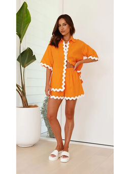 Miakee - Orange Usher Co-Ord (Set of 2)