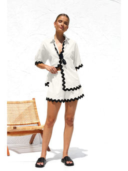 Miakee - White Usher Co-Ord (Set of 2)