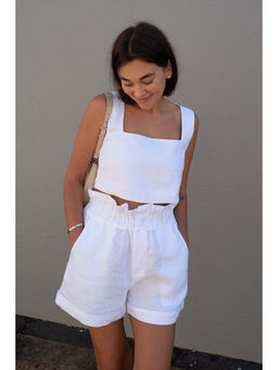 Miakee - White Zola Co-Ord (Set of 2)