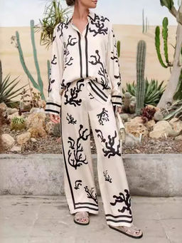 Miakee - Beige Albus Co-Ord (Set of 2)