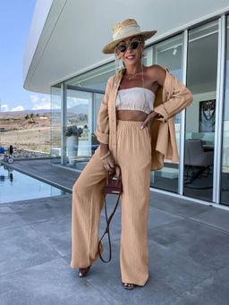 Miakee - Khaki Aldo Co-Ord (Set of 2)