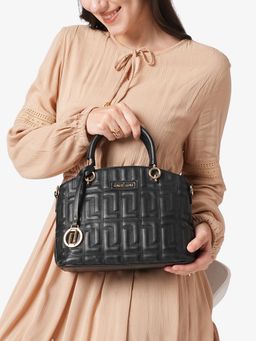 Lavie Luxe - Women's Label Small Satchel (Black) (S)