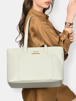 Lavie Luxe - Women's Bliss Large Tote (Off White) (L)