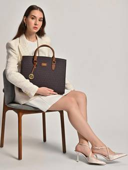 Lavie Luxe - Women's Mono Ellon 15 Inch Laptop Large Satchel Handbag (Large)