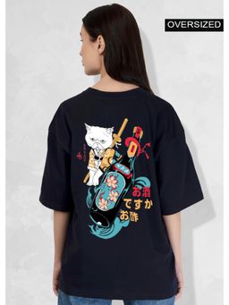 MISCHIEF MONKEY - Women Black Graphic Printed Round Neck T-shirt