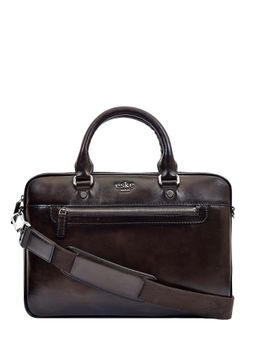 Eske - Stevie Laptop Bag, Upto 13" Brown Hand-Stitched Vegetable Tanned