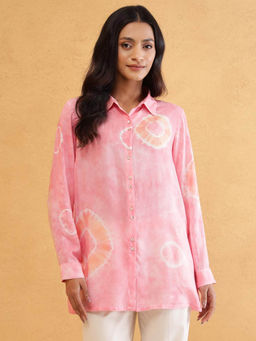Fabindia - Pink Viscose Tunic