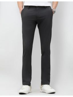 U.S. POLO ASSN. - Mens Grey Twill Slim Fit Trouser