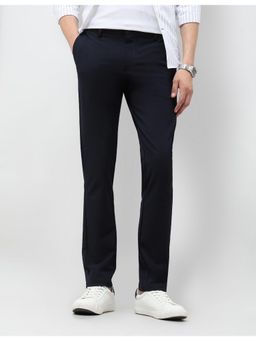 U.S. POLO ASSN. - Mens Navy Blue Twill Slim Fit Trouser