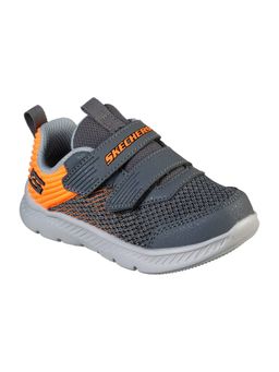 SKECHERS - Boys Comfy Flex 2 0 - Micro Rush Charcoal Sneakers