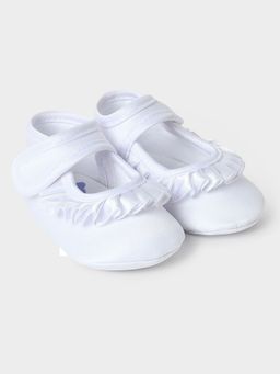 Mi Arcus - Girls Solid Light Blue Ballerina Shoes