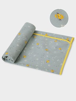 Mi Arcus - Grey Mattress Protector – Waterproof TPU Laminated Reusable for 0-24 M