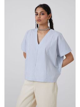 The Summer House - Aarin Top Blue