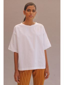 The Summer House - Blanc Box Tee White