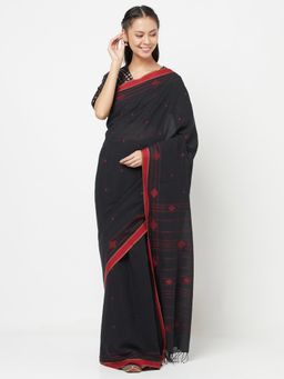 Fabindia - Cotton Woven Jamdani Saree Without Blouse