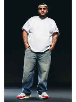 FREAKINS - Men's Blue Relaxed Fit Jeans