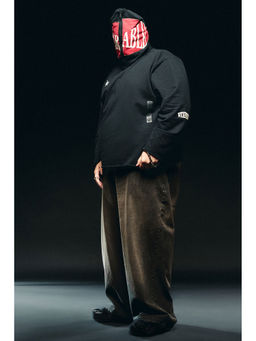 FREAKINS - Men's Black Relaxed Fit Jeans