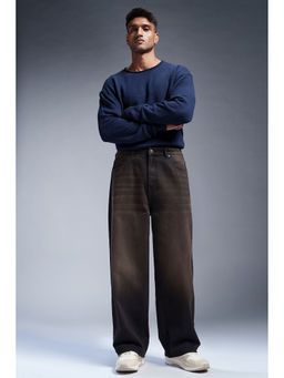 FREAKINS - Men's Black Loose Fit Jeans