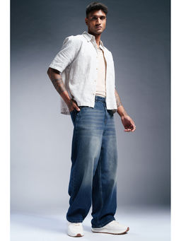 FREAKINS - Men's Blue Loose Fit Jeans