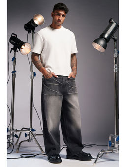 FREAKINS - Men's Black Loose Fit Jeans