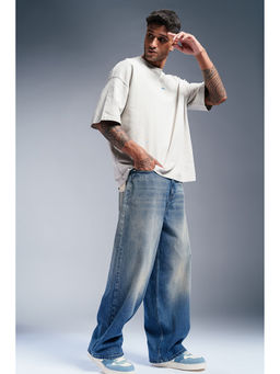 FREAKINS - Men's Blue Loose Fit Jeans