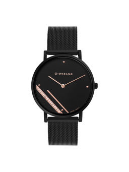 Giordano - Black Case Analog Watch For Women - GD-60011-33