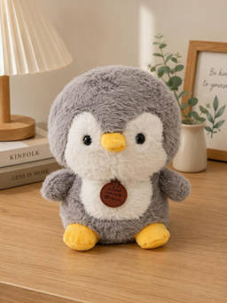 DukieKooky - Grey Penguin Soft Toy