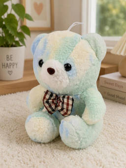DukieKooky - Multi-Color Bow Teddy Bear Soft Toy