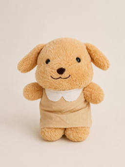 DukieKooky - Brown Lady Frock Dog Soft Toy