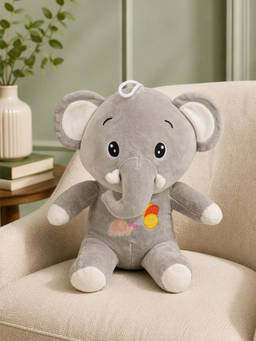 DukieKooky - Grey Ballon Elephant Soft Toy