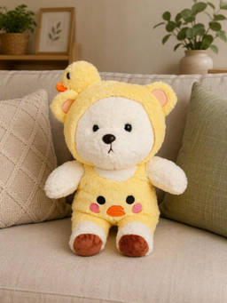 DukieKooky - Yellow Cap Bear Soft Toy