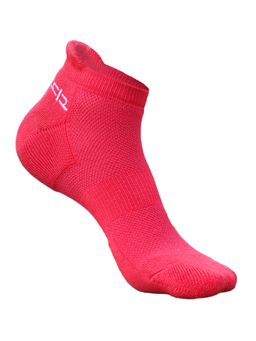 Heelium - Bamboo Ankle Socks for Women - 1 Pair - Pink - Odour Free Breathable