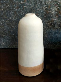 Forestkraft - Tall Modern Flower Vase - Tan
