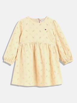 Tommy Hilfiger - Girls Aop Round Neck Cotton Dress